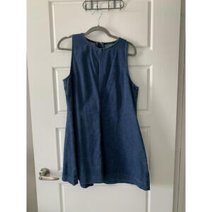 Denim Dress Cut Out back Forever 21